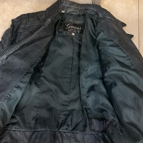 NWT | GUESS LEATHER COAT - Picture 5 of 12